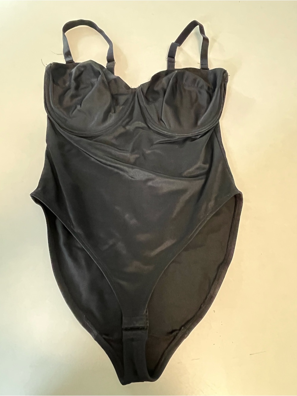 Black One-Piece Shapewear BodySlimmers Sz 36DD